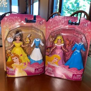 Disney Princess Polly Pockets: Belle & Aurora